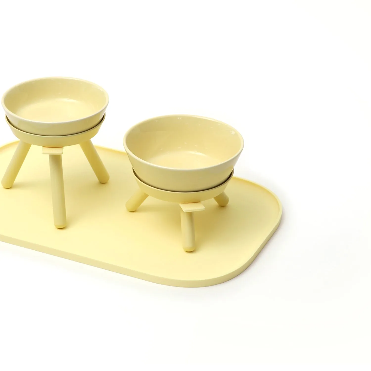 Oreo Pet Table with Bowl - Short