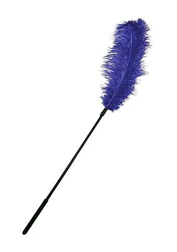 Ostrich Feather Body Tickler in Purple