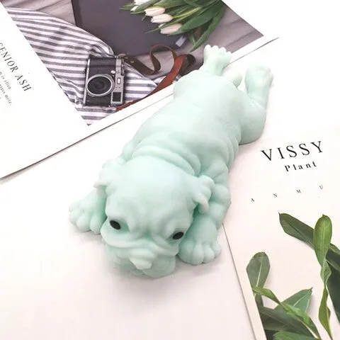 Papa Dog Pinch Decompression Vent Toys Vent Dumpling Soft Gum Shar Pei Small Milk Dog Sensory Toys  Squishy  Prank  Mini Toys