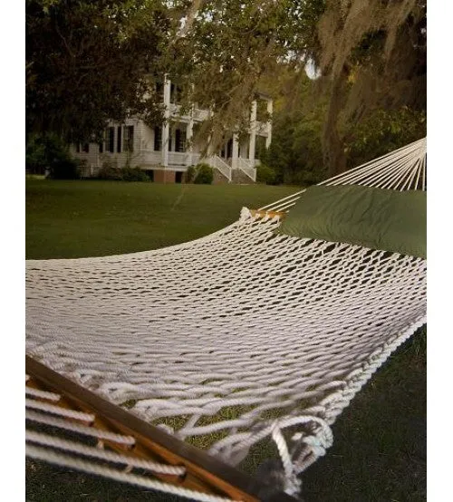 Pawleys Island Presidential Size Cotton Rope Hammock