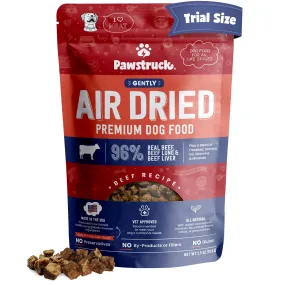 Pawstruck - Air Dried Premium Dog Food with Real Beef - 2lb Bag