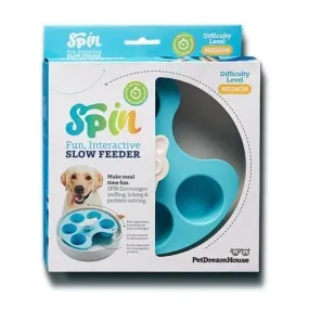 Pet DreamHouse Spin Interactive Slow Feeder for Dogs Palette