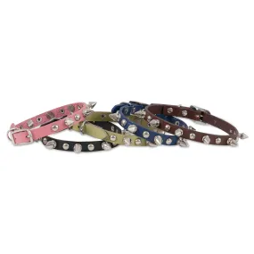 Petmate Lil Spikes Leather Custom Fit Collar