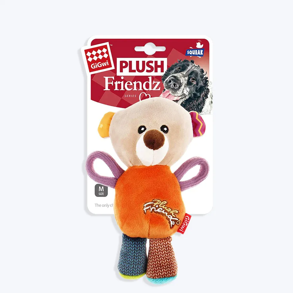 'Plush Friendz' with squeaker - Bear