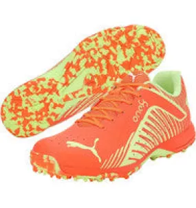 Puma 22 FH VK Rubber Cricket Shoes (Ultra Orange -Fast Yellow) 2023