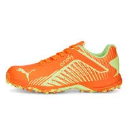 Puma 22 FH VK Rubber Cricket Shoes (Ultra Orange -Fast Yellow) 2023