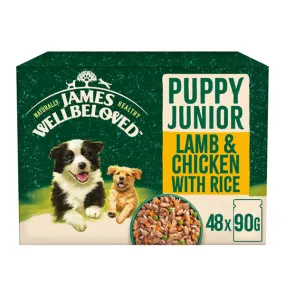 Puppy Lamb & Chicken & Rice in Gravy Wet Dog Food Pouches