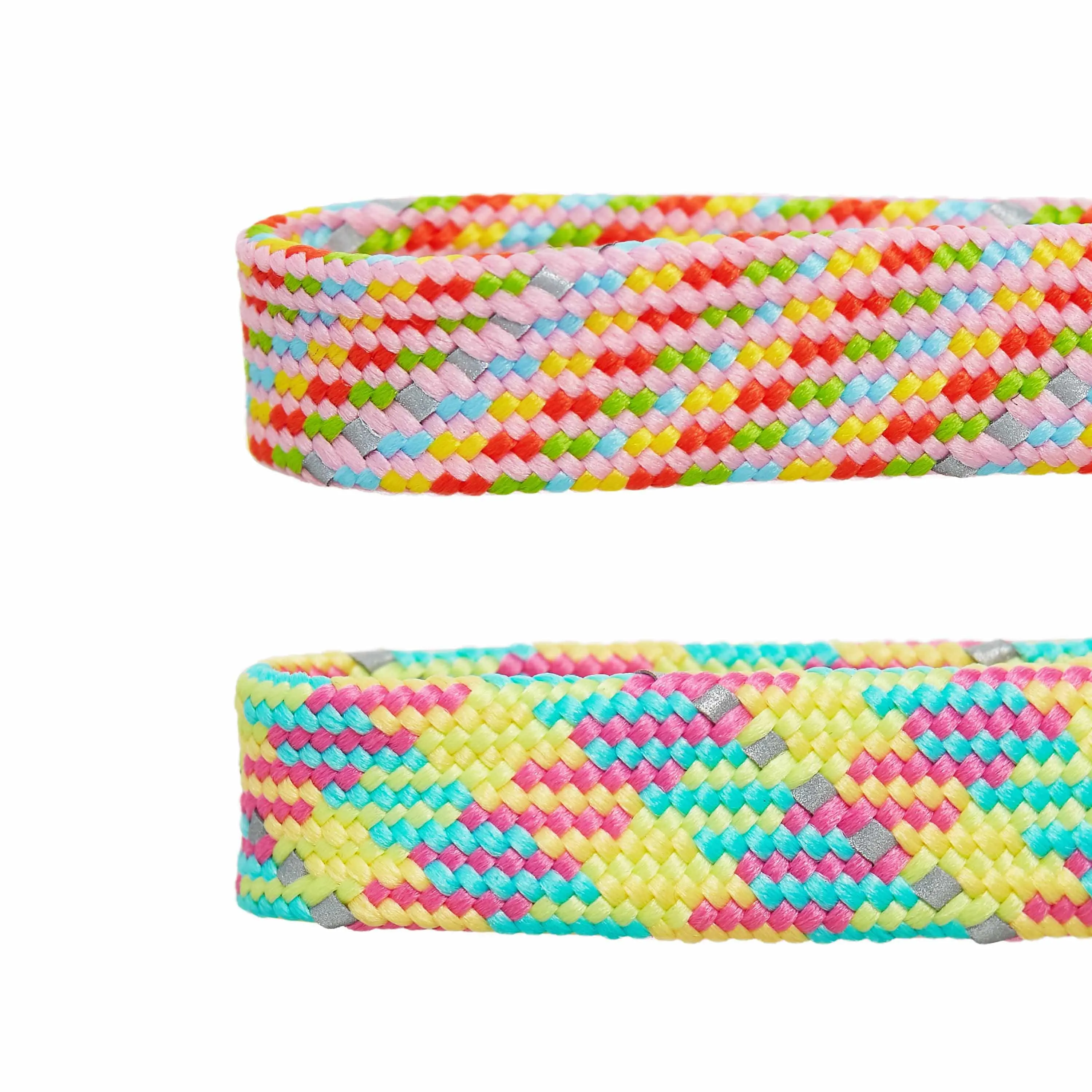 Reflective Striped Cat Collar, 2 Pack