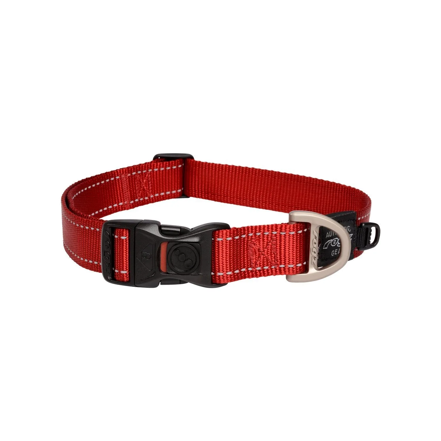 Rogz Classic Extra Large Dog Collar Red