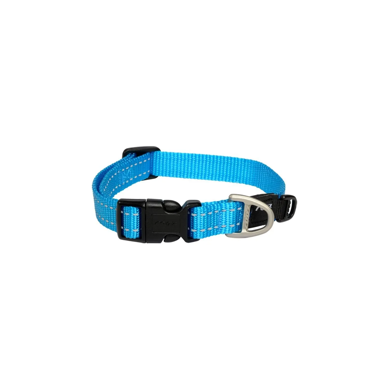 Rogz Classic Medium Dog Collar Turquoise