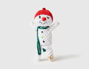 Scott the Snowman Rope Dog Toy