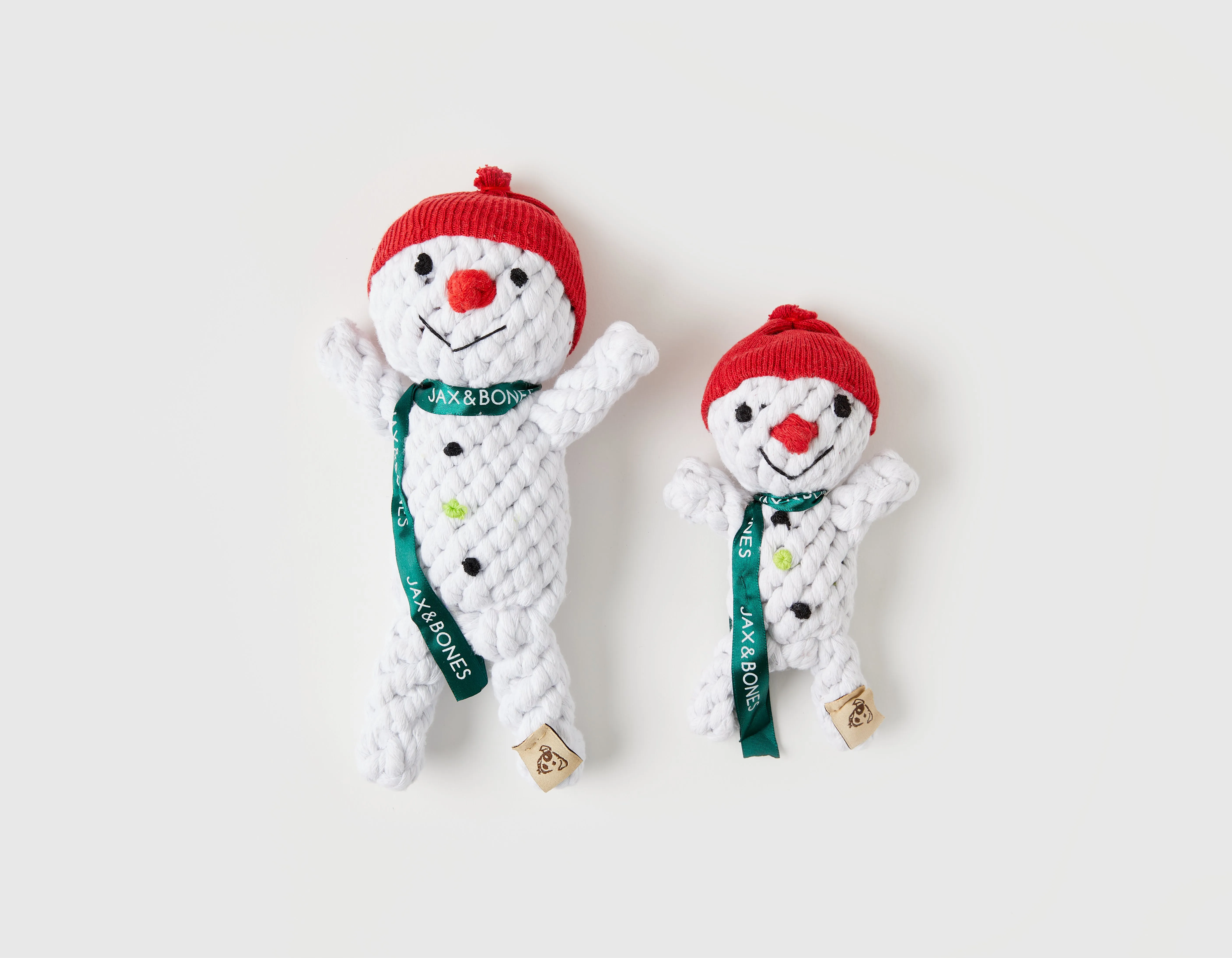 Scott the Snowman Rope Dog Toy