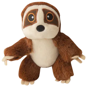 SnugArooz Baby Sasha the Sloth 5" Plush Dog Toy