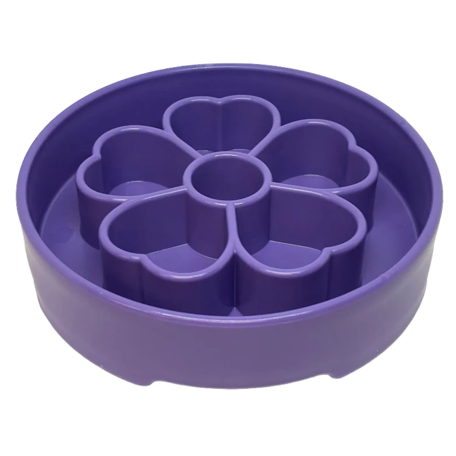 SodaPup Enriching Slow Feeder Flower Ebowl for Dogs Purple