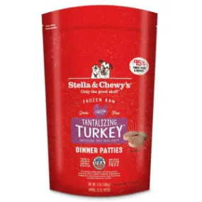 Stella & Chewy's Raw Frozen Tantalizing Turkey Dinner Patties Dog Food