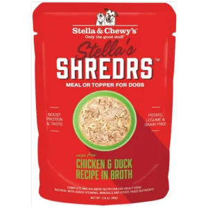 Stella & Chewy's Shredrs Chicken & Duck Dog Food 2.8 oz