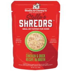 Stella & Chewy's Shredrs Chicken & Duck Dog Food 2.8 oz