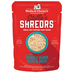 Stella & Chewy's Shredrs Chicken & Salmon Dog Food 2.8 oz