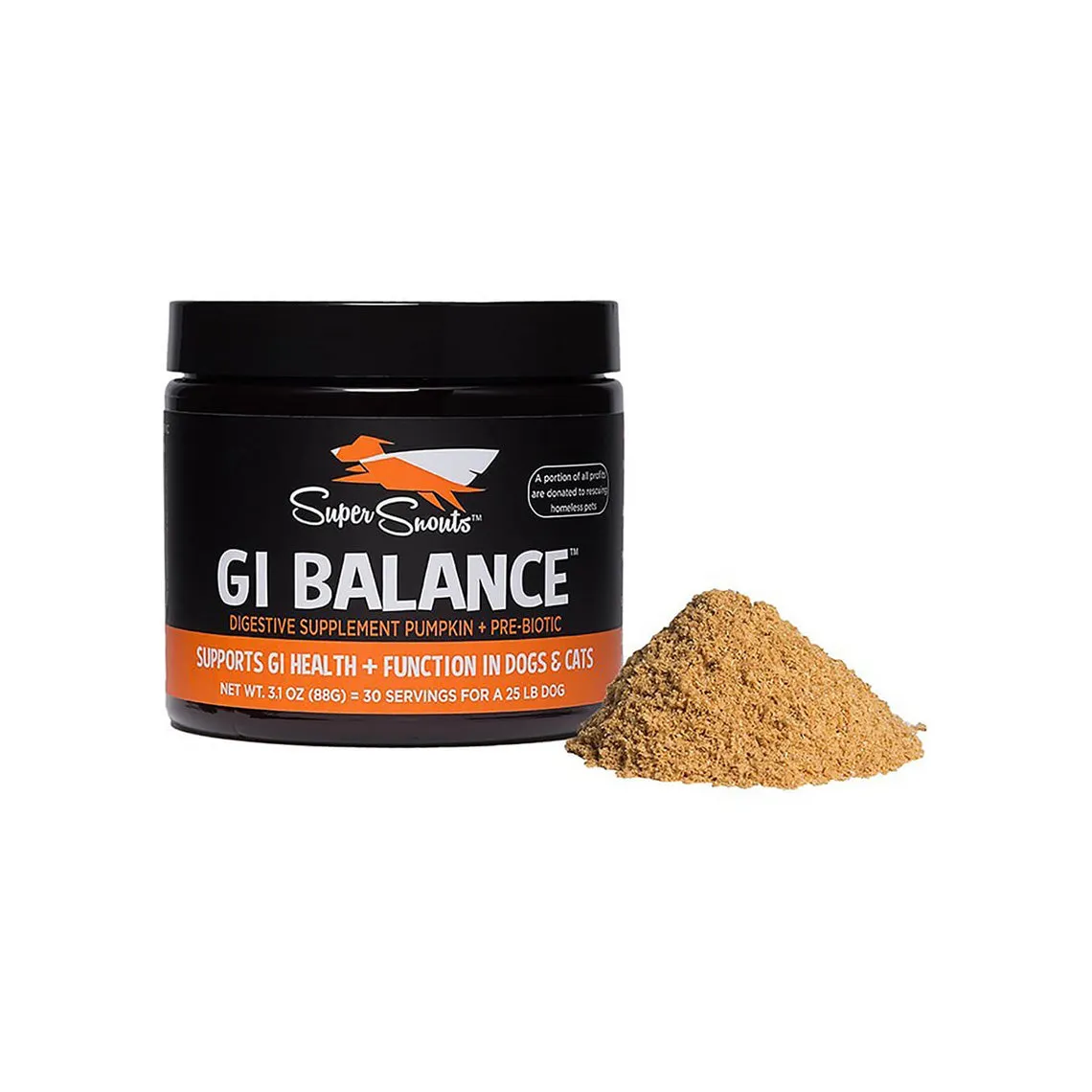 Super Snouts G.I. Balance Digestive Support Powder for Dogs & Cats