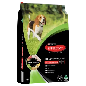 Supercoat Chicken Healthy Weight Adult Dry Dog Food 18kg