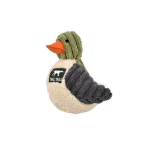 Tall Tails 5" Duck Dog Toy Sage & Cream