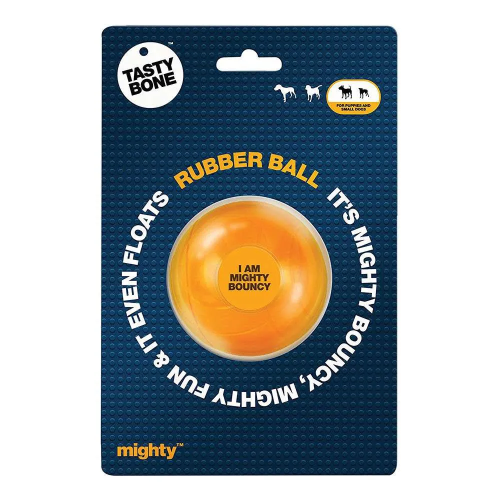 Tastybone Mighty Rubber Ball Dog Toy