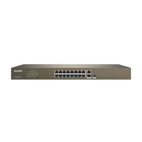 Tenda 16-Port Fast Ethernet PoE Switch 250W | TEF1218P-16-250W