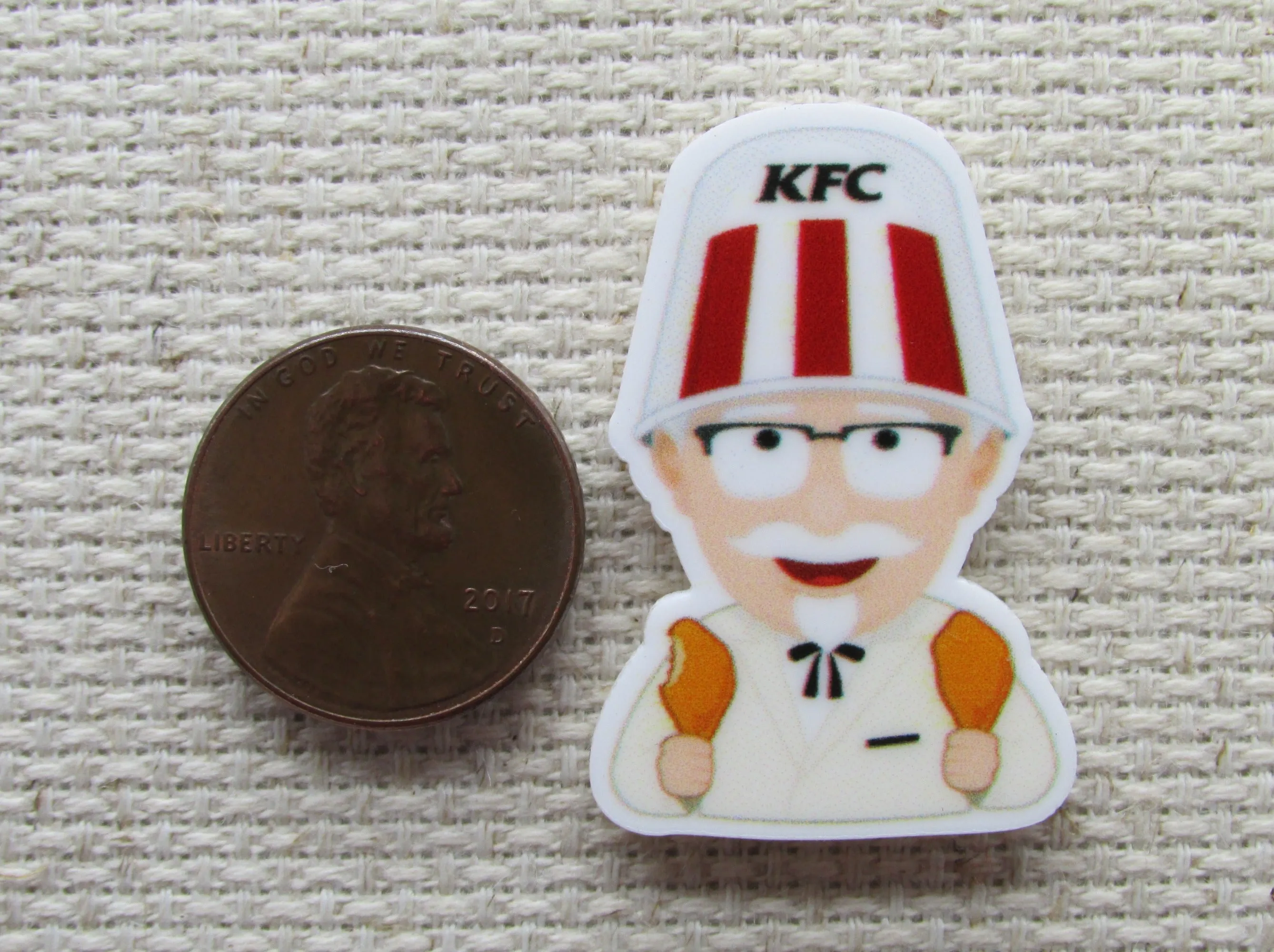 The Colonel Fried Chicken Needle Minder, Cover Minder, Magnet