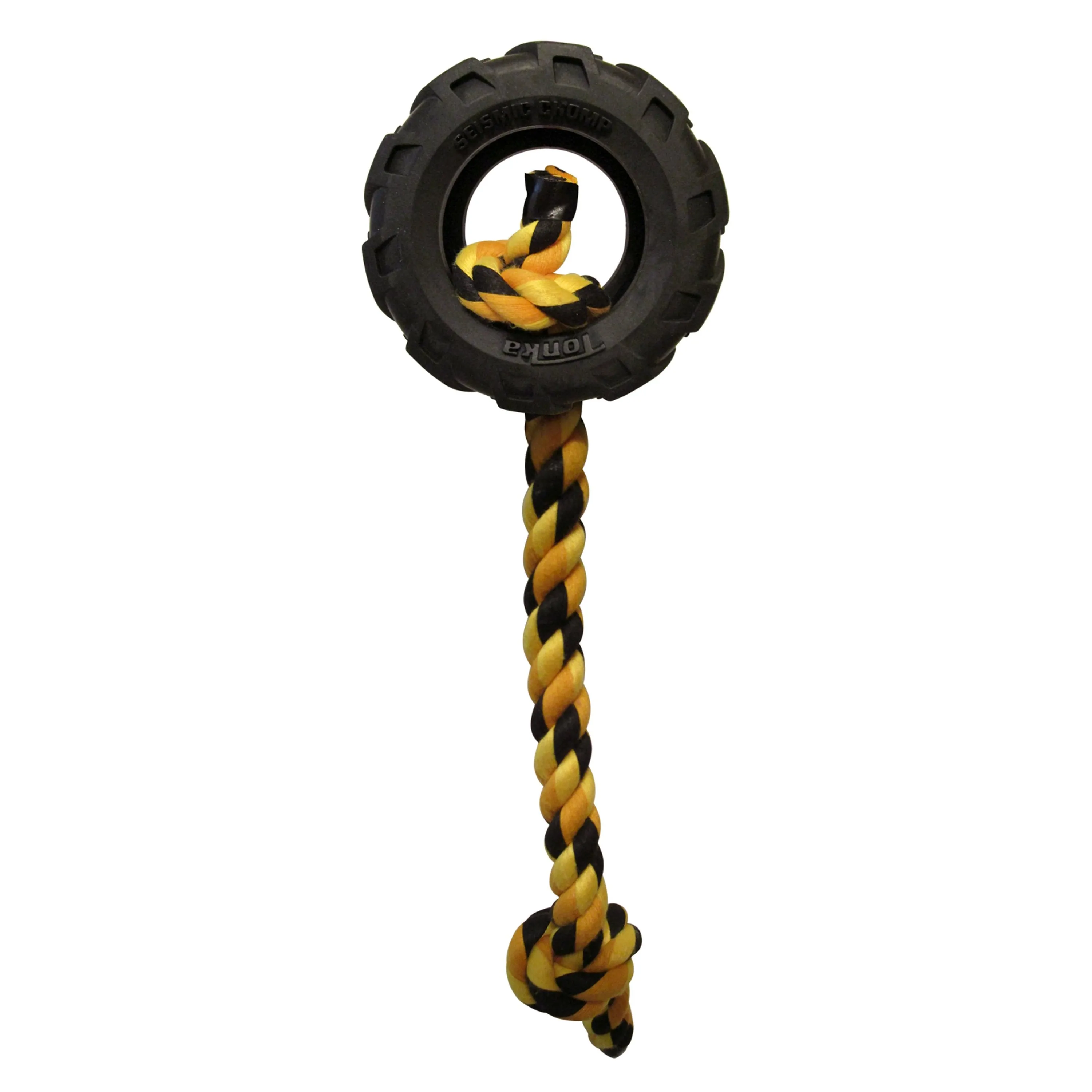 Tonka Mighty Chomp Tyre with Rope Dog Toy*