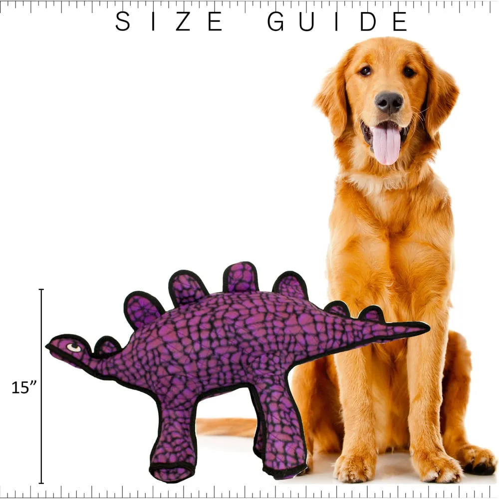 Tuffy Studly the Stegosaurus - World's Tuffest Soft Dog Toy