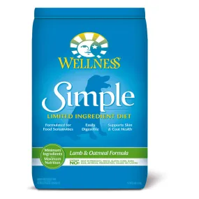 Wellness Dog Simple Solutions Lamb & Oatmeal 26lb