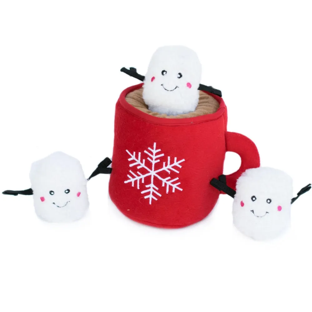 ZippyPaws Holiday Zippy Burrow Hot Cocoa Dog Toy